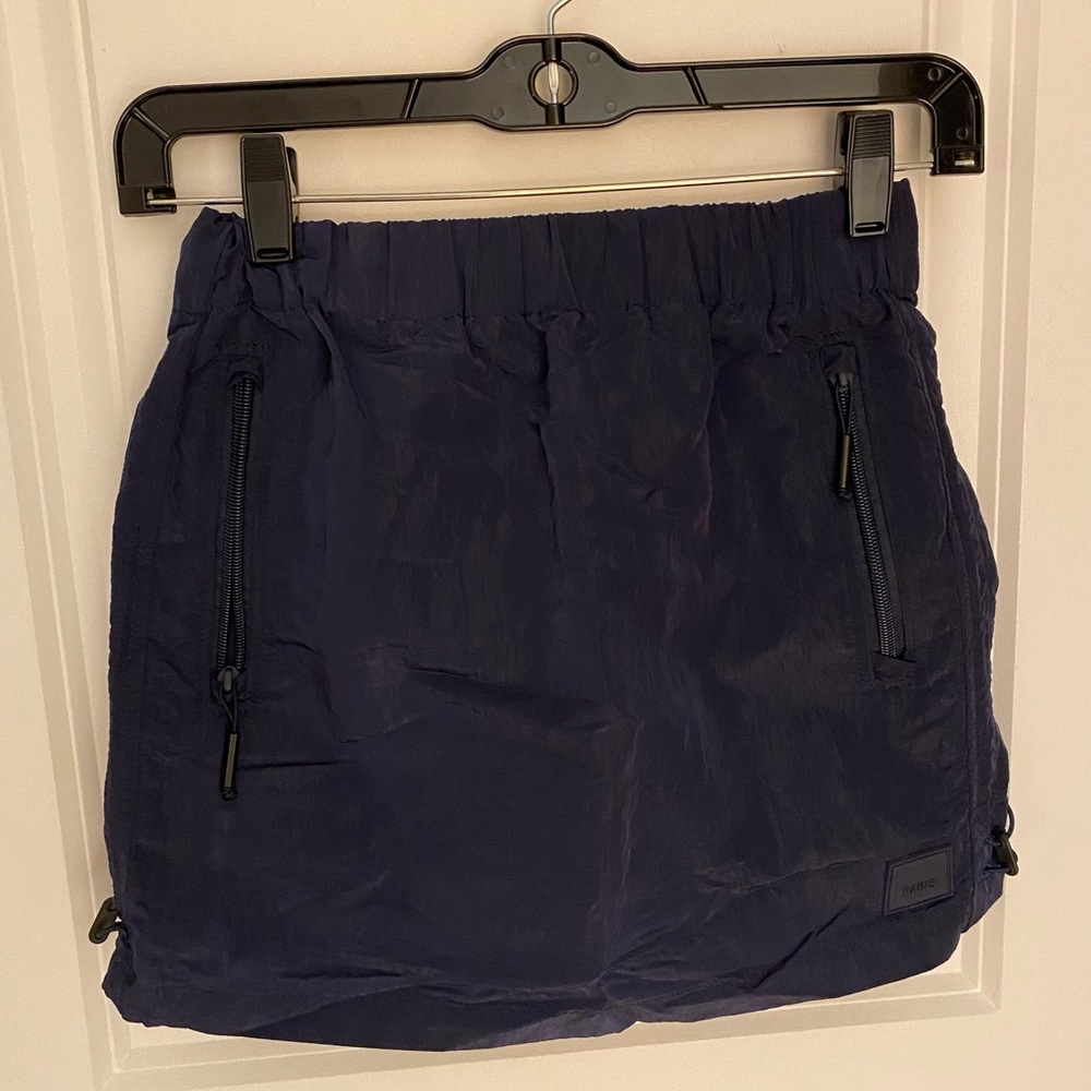 RAINS canvas mini skirt — Size XS